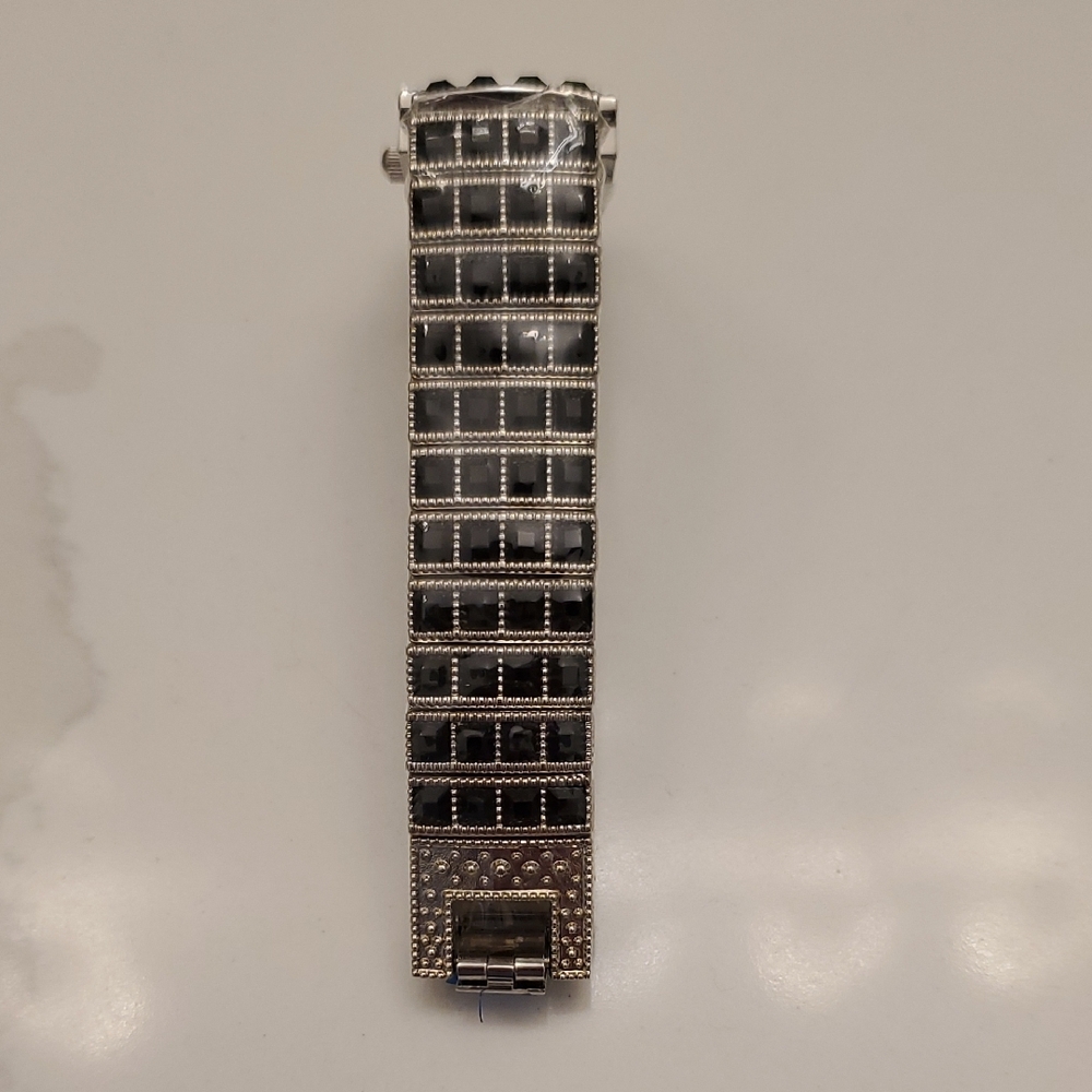 Jewels Checkmate Crystal Watch By Park Lane - Picture 2 of 6
